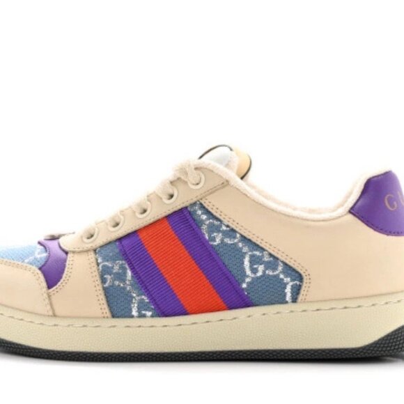 Gucci Shoes - Gucci Screener GG Enamel Aged Casual Sneaker Women's US 11/EUR 41